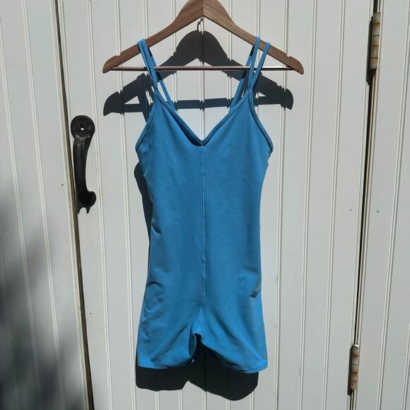 Alo Yoga Alosoft Suns Out Onesie Azure Blue Size Medium Limited Edition Romper - Picture 2 of 16